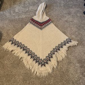 Vintage Wool Poncho